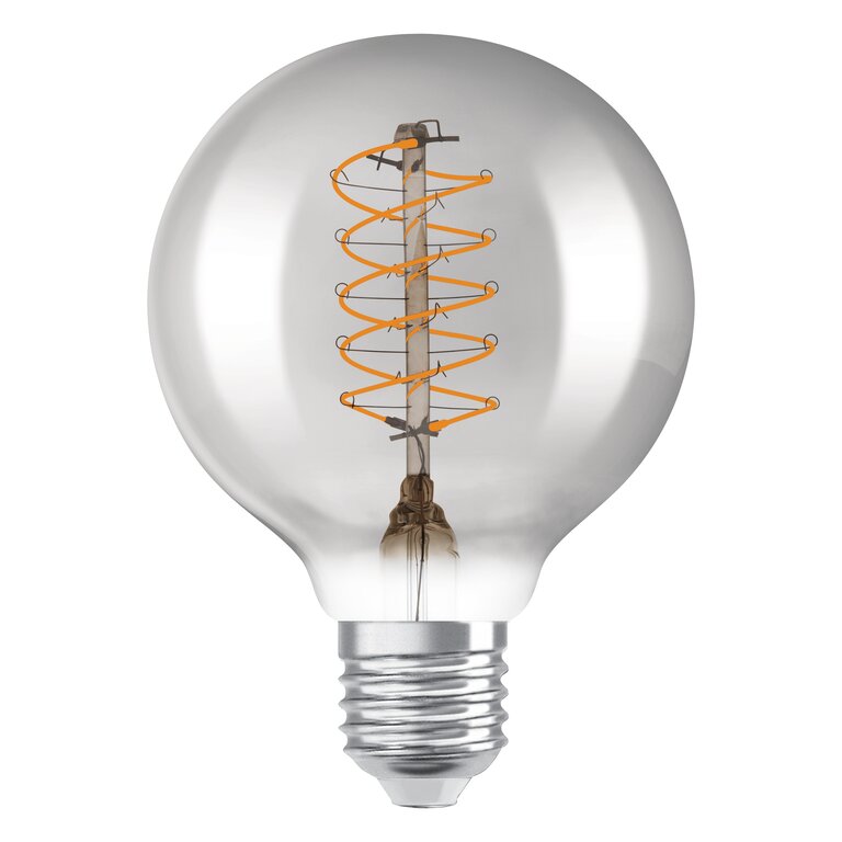 Osram / Ledvance LED Filament Vintage 1906 Globe G80 rauchig 320° 7,8-30W/818 extra warmweiß 360lm E27 220-240V dimmbar