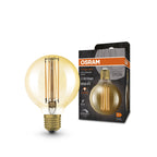 Osram / Ledvance LED Filament Vintage 1906 Globe G80 gold 320° 8,8-60W/822 extra warmweiß 806lm E27 220-240V dimmbar