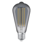 Osram / Ledvance LED Filament Vintage 1906 Edison rauchig 320° 11-42W/818 extra warmweiß 500lm E27 220-240V dimmbar