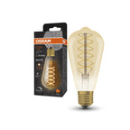 Osram / Ledvance LED Filament Vintage 1906 Edison gold 320° 7-48W/822 extra warmweiß 600lm E27 220-240V dimmbar