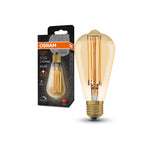 Osram / Ledvance LED Filament Vintage 1906 Edison gold 320° 5,8-40W/822 extra warmweiß 470lm E27 220-240V dimmbar