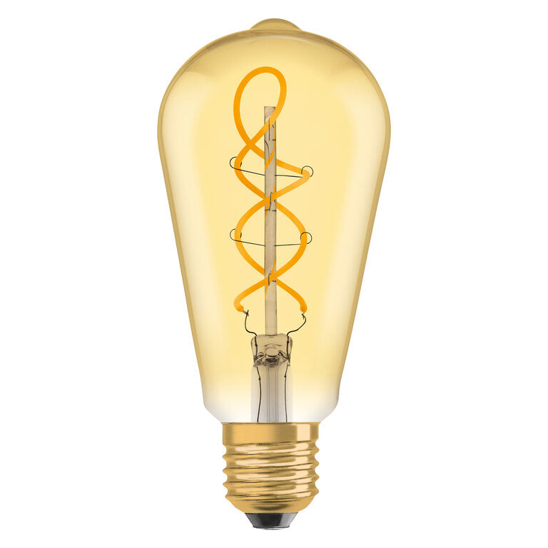 Osram / Ledvance LED Filament Vintage 1906 Edison gold 300° 4-28W/820 extra warmweiß 300lm E27 220-240V