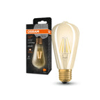 Osram / Ledvance LED Filament Vintage 1906 Edison gold 300° 4-35W/824 extra warmweiß 410lm E27 220-240V