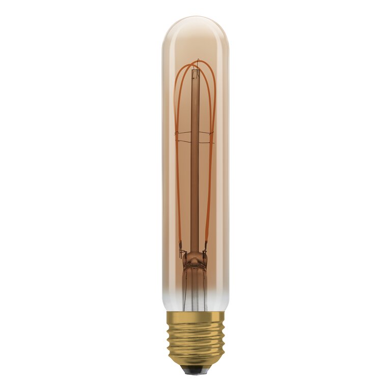 Osram / Ledvance LED Filament Vintage 1906 Tubular gold 320° 4,8-40W/822 extra warmweiß 470lm E27 220-240V dimmbar