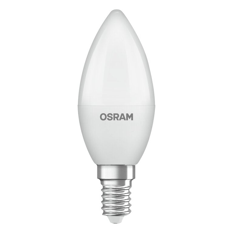 Osram / Ledvance LED Kerze B matt 220° Value 4,9-40W/865 tageslichtweiß 470lm E14 220-240V