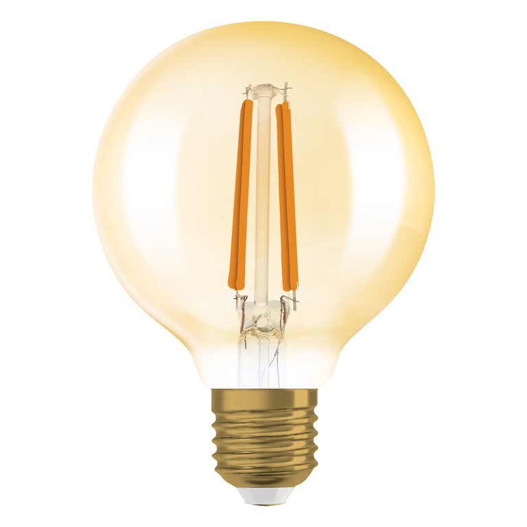 Osram / Ledvance LED Filament Vintage 1906 Globe G80 klar 300° 7,2-60W/824 extra warmweiß 806lm E27 220-240V dimmbar