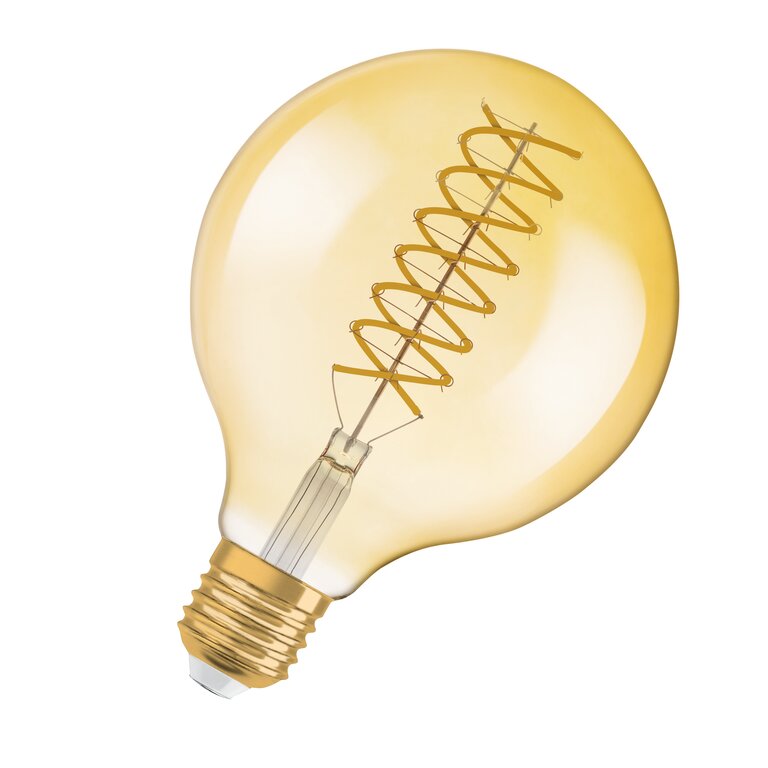 Osram / Ledvance LED Filament Vintage 1906 Globe G125 klar 300° 8,4-60W/824 extra warmweiß 806lm E27 220-240V dimmbar