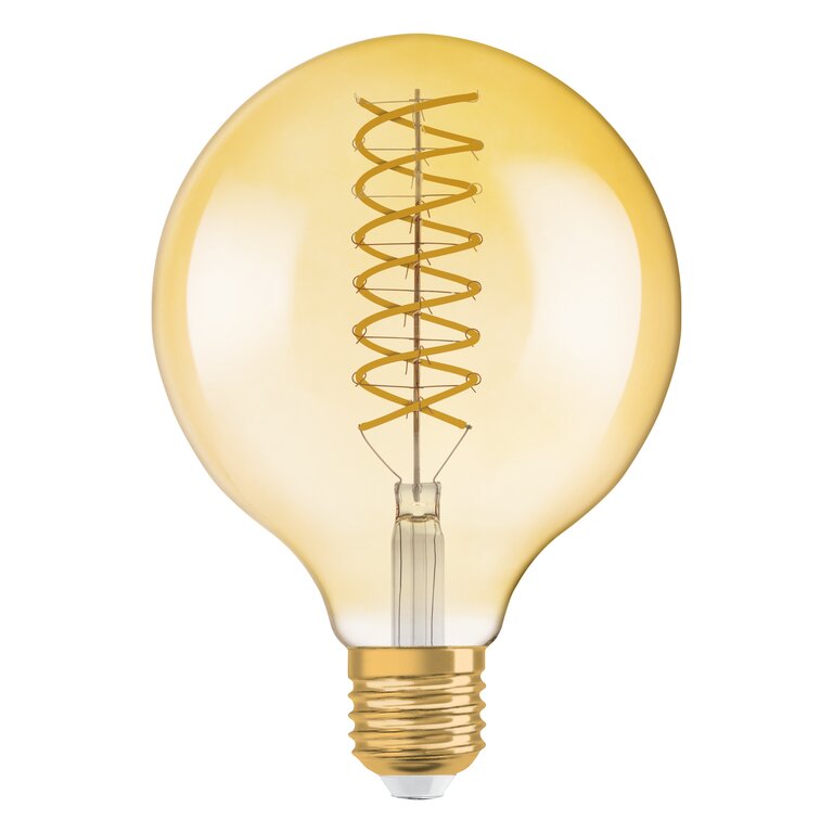 Osram / Ledvance LED Filament Vintage 1906 Globe G125 klar 300° 8,4-60W/824 extra warmweiß 806lm E27 220-240V dimmbar