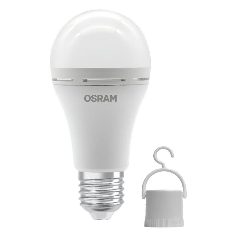 Osram / Ledvance LED Classic A matt 180° Rechargeable 8-60W/827 warmweiß 806lm E27 AC/DC 220-240V