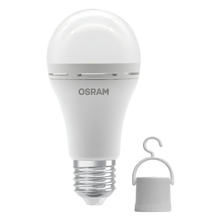 Osram / Ledvance LED Classic A matt 180° Rechargeable 8-60W/840 kaltweiß 806lm E27 AC/DC 220-240V