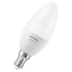 Osram / Ledvance LED Smart+ Multicolor Kerze B matt 200° 4,9-40W/827…865 RGBW einstellbar 470lm E14 220-240V dimmbar