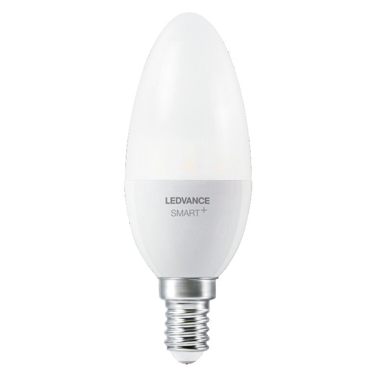 Osram / Ledvance LED Smart+ Multicolor Kerze B matt 200° 4,9-40W/827…865 RGBW einstellbar 470lm E14 220-240V dimmbar
