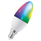 Osram / Ledvance LED Smart+ Multicolor Kerze B matt 200° 4,9-40W/827…865 RGBW einstellbar 470lm E14 220-240V dimmbar