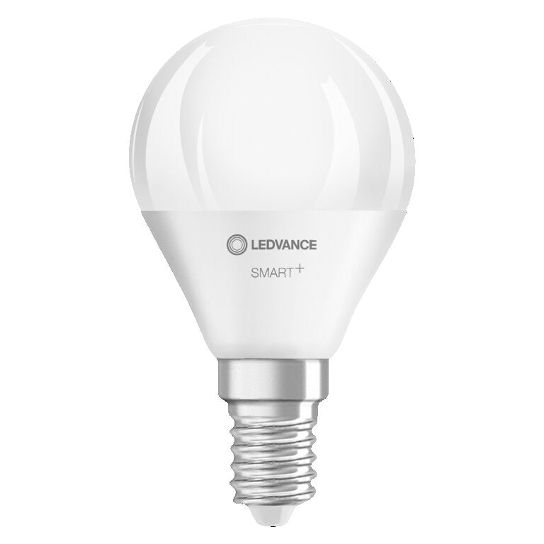 Osram / Ledvance LED Smart+ Multicolor Tropfen P matt 200° 4,9-40W/827…865 RGBW einstellbar 470lm E14 220-240V dimmbar