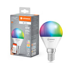 Osram / Ledvance LED Smart+ Multicolor Tropfen P matt 200° 4,9-40W/827…865 RGBW einstellbar 470lm E14 220-240V dimmbar