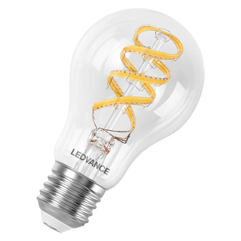 Osram / Ledvance LED Filament Smart+ Multicolor Classic A klar 320° 4,8-40W/827…865 RGBW einstellbar 470lm E27 220-240V dimmbar
