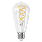 Osram / Ledvance LED Filament Smart+ Multicolor Edison ST klar 320° 4,8-40W/827…865 RGBW einstellbar 470lm E27 220-240V dimmbar