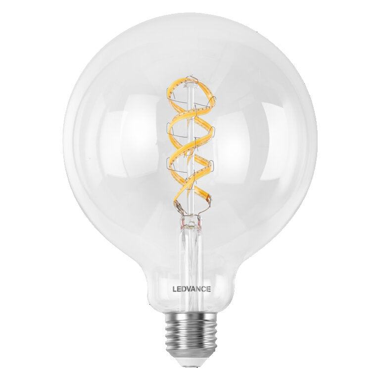 Osram / Ledvance LED Filament Smart+ Multicolor Globe G125 klar 320° 4,8-40W/827…865 RGBW einstellbar 470lm E27 220-240V dimmbar