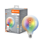 Osram / Ledvance LED Filament Smart+ Multicolor Globe G125 klar 320° 4,8-40W/827…865 RGBW einstellbar 470lm E27 220-240V dimmbar
