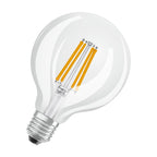 Osram / Ledvance LED Filament Globe G95 klar 300° UltraEfficient 3,8-60W/827 warmweiß 806lm E27 220-240V