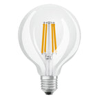 Osram / Ledvance LED Filament Globe G95 klar 300° UltraEfficient 3,8-60W/827 warmweiß 806lm E27 220-240V