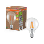 Osram / Ledvance LED Filament Globe G95 klar 300° UltraEfficient 3,8-60W/827 warmweiß 806lm E27 220-240V