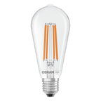 Osram / Ledvance LED Filament Edison ST klar 300° UltraEfficient 3,8-60W/827 warmweiß 806lm E27 220-240V