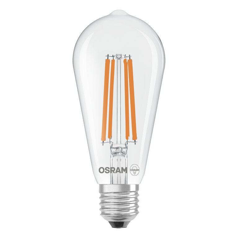 Osram / Ledvance LED Filament Edison ST klar 300° UltraEfficient 3,8-60W/827 warmweiß 806lm E27 220-240V