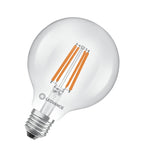 Osram / Ledvance LED Filament Globe G95 klar 300° Superior UltraEfficient 3,8-60W/827 warmweiß 806lm E27 220-240V