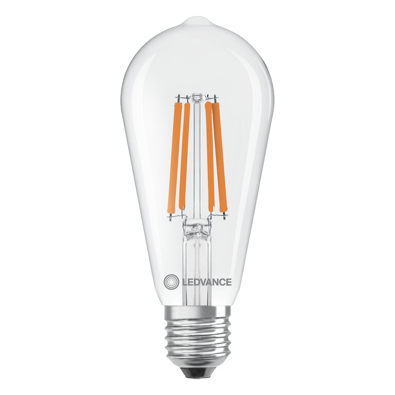 Osram / Ledvance LED Filament Edison ST klar 300° Superior UltraEfficient 3,8-60W/827 warmweiß 806lm E27 220-240V