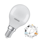 Osram / Ledvance LED Superstar Tropfen P matt 200° 3xclick Relax/Active/Sleep 4,9-40W/827…840 warmweiß…kaltweiß 470lm E14 220-240V