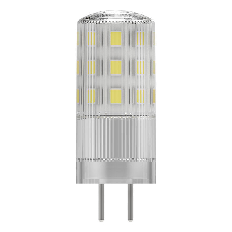 Osram / Ledvance LED Pin klar 320° Performance 3,8-40W/827 warmweiß 470lm GY6.35 AC/DC 12V dimmbar