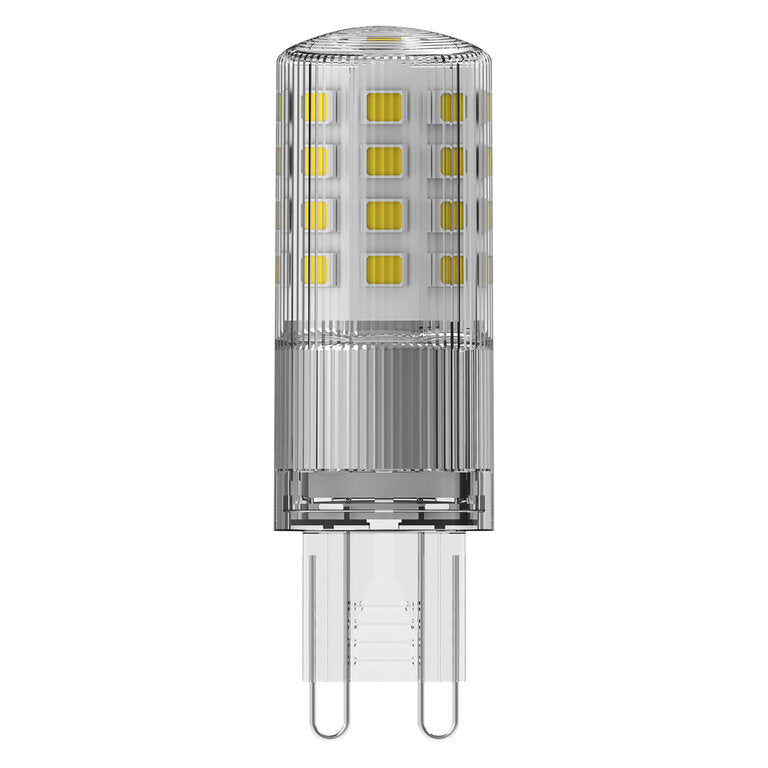 Osram / Ledvance LED Pin klar 320° Performance 4,4-48W/827 warmweiß 600lm G9 220-240V dimmbar