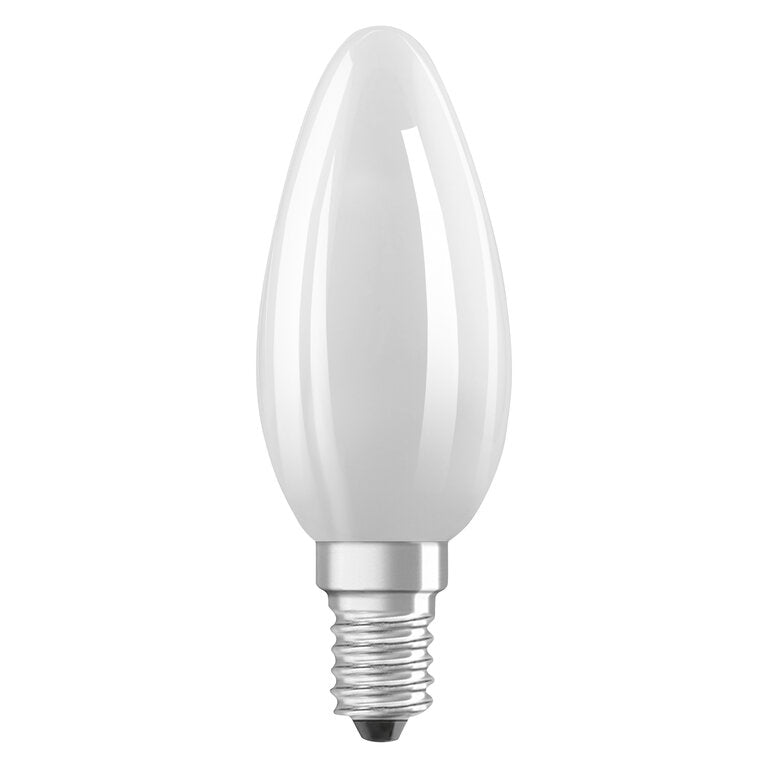 Osram / Ledvance LED Filament Kerze B matt 300° Superior UltraEfficient 2,9-40W/827 warmweiß 470lm E14 220-240V dimmbar