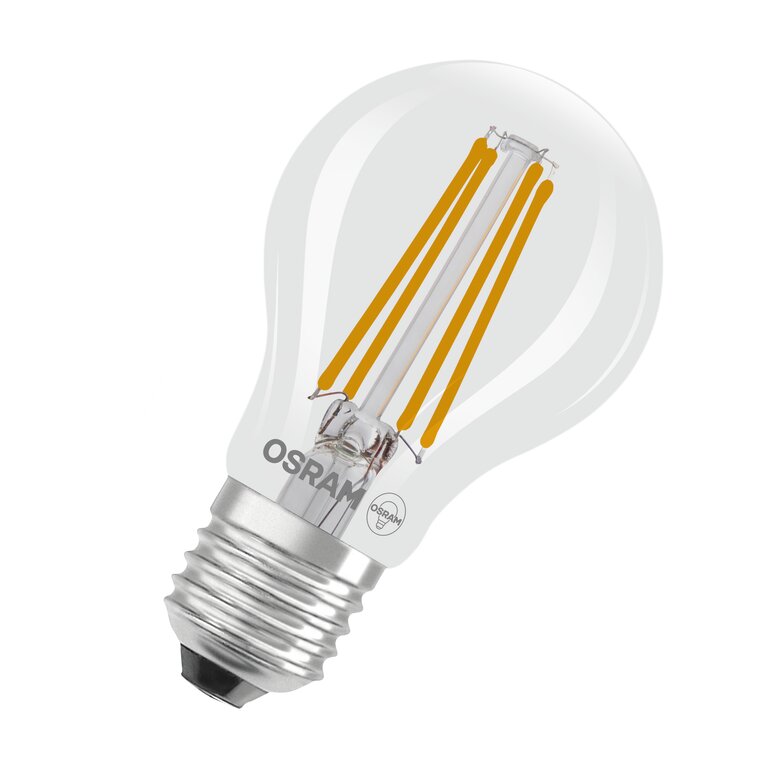 Osram / Ledvance LED Filament Classic A klar 300° UltraEfficient 5-75W/827 warmweiß 1055lm E27 220-240V 2er Pack