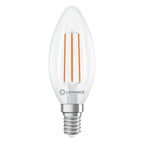 Osram / Ledvance LED Filament Kerze B klar 320° Superior UltraEfficient 2,2-40W/827 warmweiß 470lm E14 220-240V
