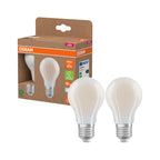 Osram / Ledvance LED Filament Classic A matt 320° UltraEfficient 3,8-60W/840 kaltweiß 806lm E27 220-240V 2er Pack