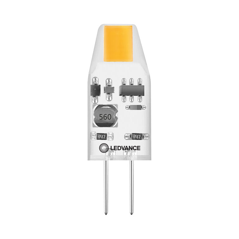 Osram / Ledvance LED Pin Micro klar 320° Performance 1-10W/827 warmweiß 100lm G4 AC/DC 12V