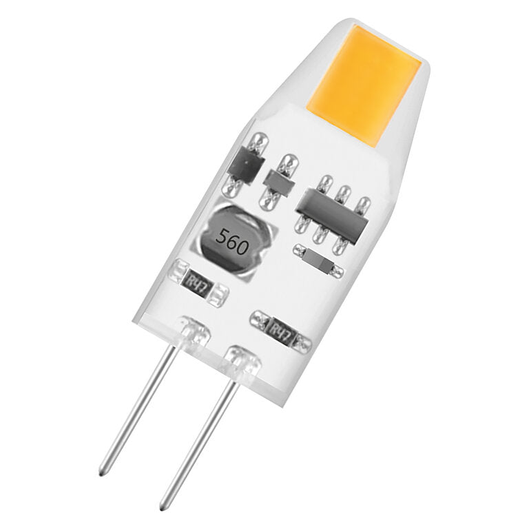 Osram / Ledvance LED Pin Micro klar 320° Performance 1-10W/827 warmweiß 100lm G4 AC/DC 12V