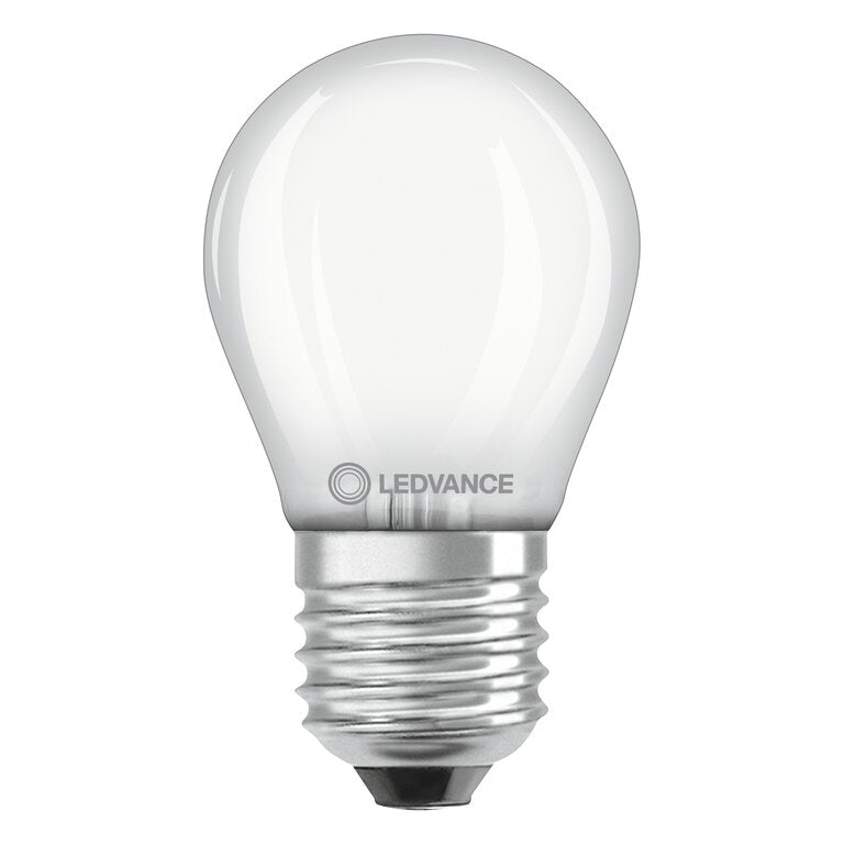 Osram / Ledvance LED Filament Tropfen P matt 330° Superior UltraEfficient 1,2-25W/840 kaltweiß 255lm E27 220-240V