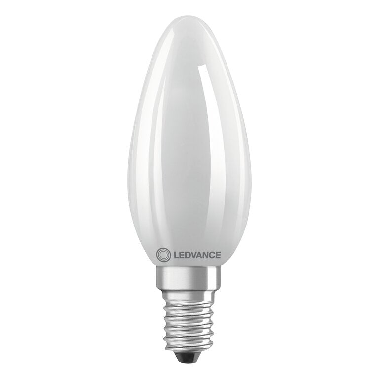 Osram / Ledvance LED Filament Kerze B matt 330° Superior UltraEfficient 1,2-25W/827 warmweiß 255lm E14 220-240V