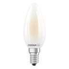 Osram / Ledvance LED Filament Kerze B matt 330° UltraEfficient 2,2-40W/827 warmweiß 470lm E14 220-240V 3er Pack