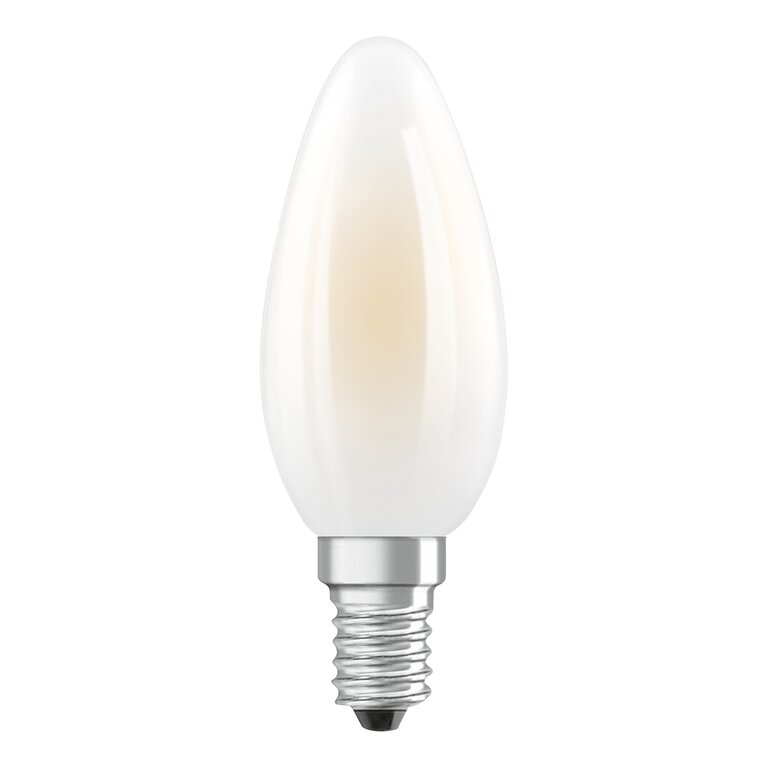 Osram / Ledvance LED Filament Kerze B matt 330° UltraEfficient 2,2-40W/827 warmweiß 470lm E14 220-240V 3er Pack