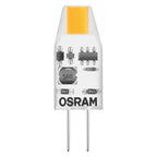 Osram / Ledvance LED Base Pin klar 320° Micro 1-10W/827 warmweiß 100lm G4 12V 5er Pack