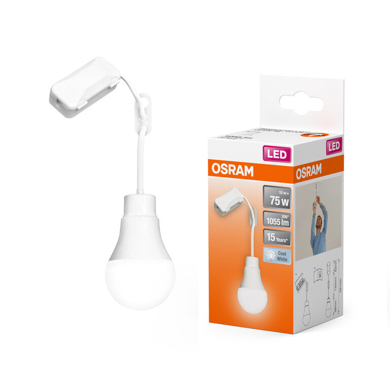 Osram / Ledvance LED Renovierung Classic A 200° 10-75W/840 kaltweiß 1055lm Anschlussklemme 220-240V