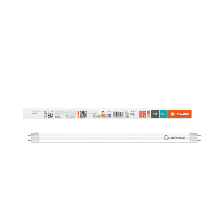 Osram / Ledvance LED Tube T8 190° Value 5,4-15W/830 warmweiß 585lm G13 KVG VVG AC 438mm