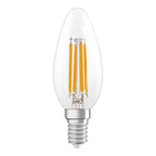 Osram / Ledvance LED Filament Kerze B klar 320° Performance 3,4-40W/827 warmweiß 470lm E14 220-240V dimmbar