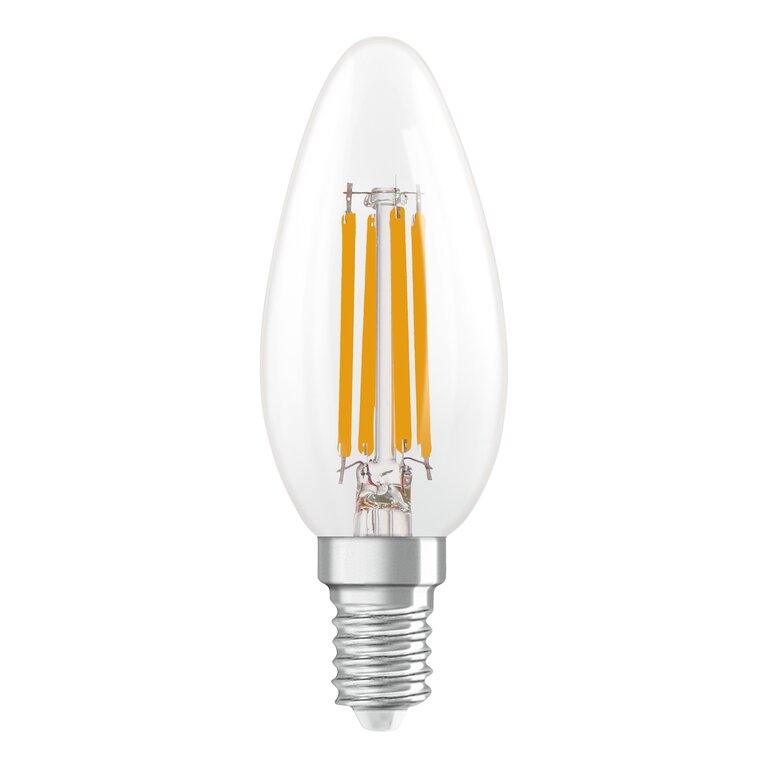 Osram / Ledvance LED Filament Kerze B klar 320° Performance 3,4-40W/827 warmweiß 470lm E14 220-240V dimmbar