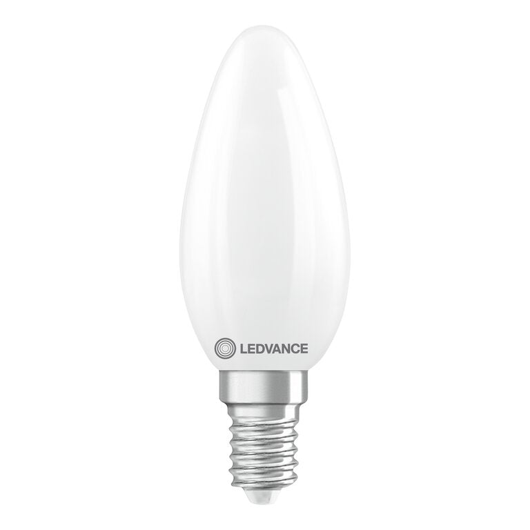 Osram / Ledvance LED Filament Kerze B matt 320° Performance 3,4-40W/827 warmweiß 470lm E14 220-240V dimmbar