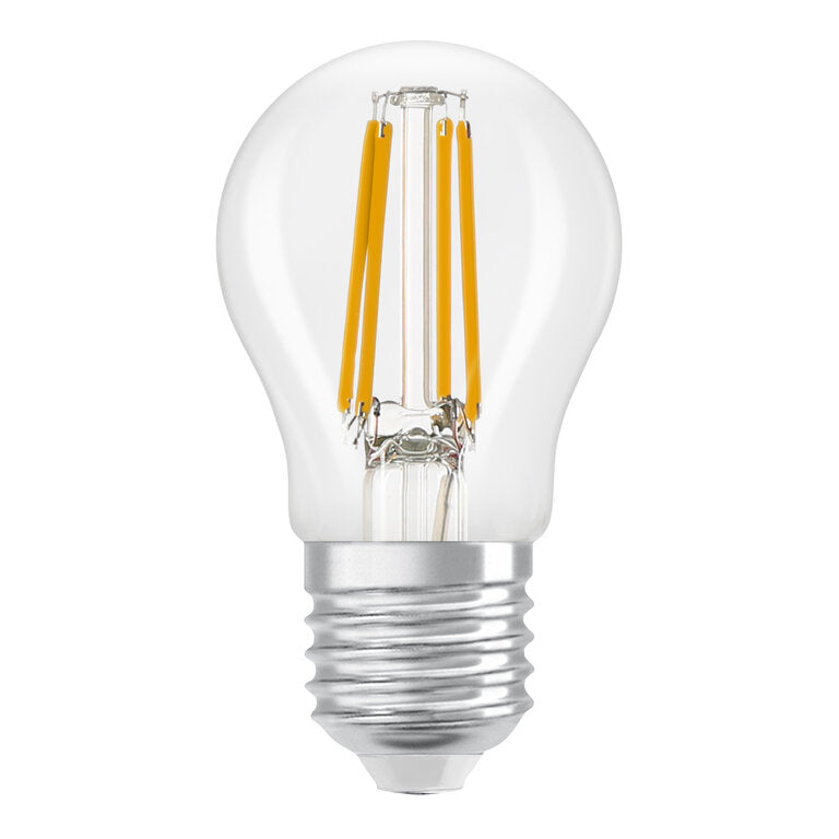 Osram / Ledvance LED Filament Tropfen P klar 320° Performance 3,4-40W/827 warmweiß 470lm E27 220-240V dimmbar